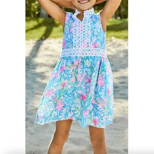Lilly Pulitzer Girls Mini Franci Dress – Size 14 (Sold Out Style)